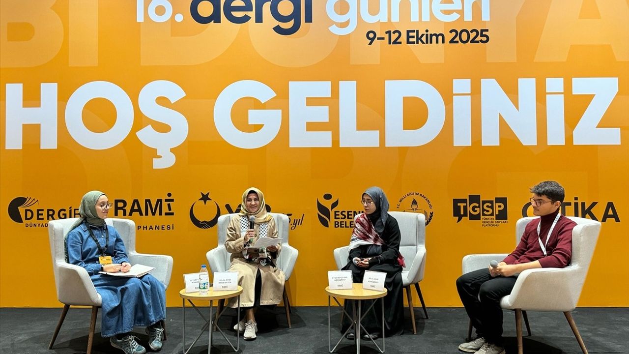 16. Uluslararası Dergi Günleri'nde Okul Dergileri ve Gençlik Temaları Konuşuldu
