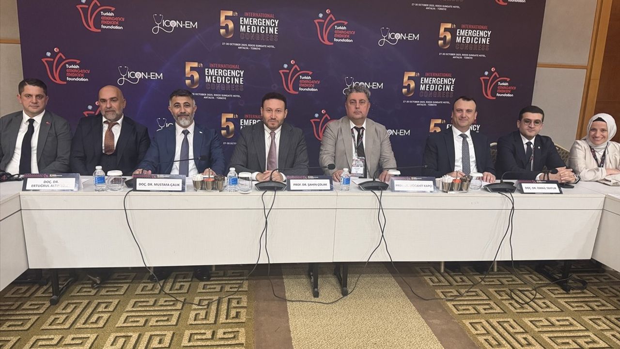 5. Uluslararası Acil Tıp Kongresi'nde Yapay Zeka Uygulamaları Tartışıldı
