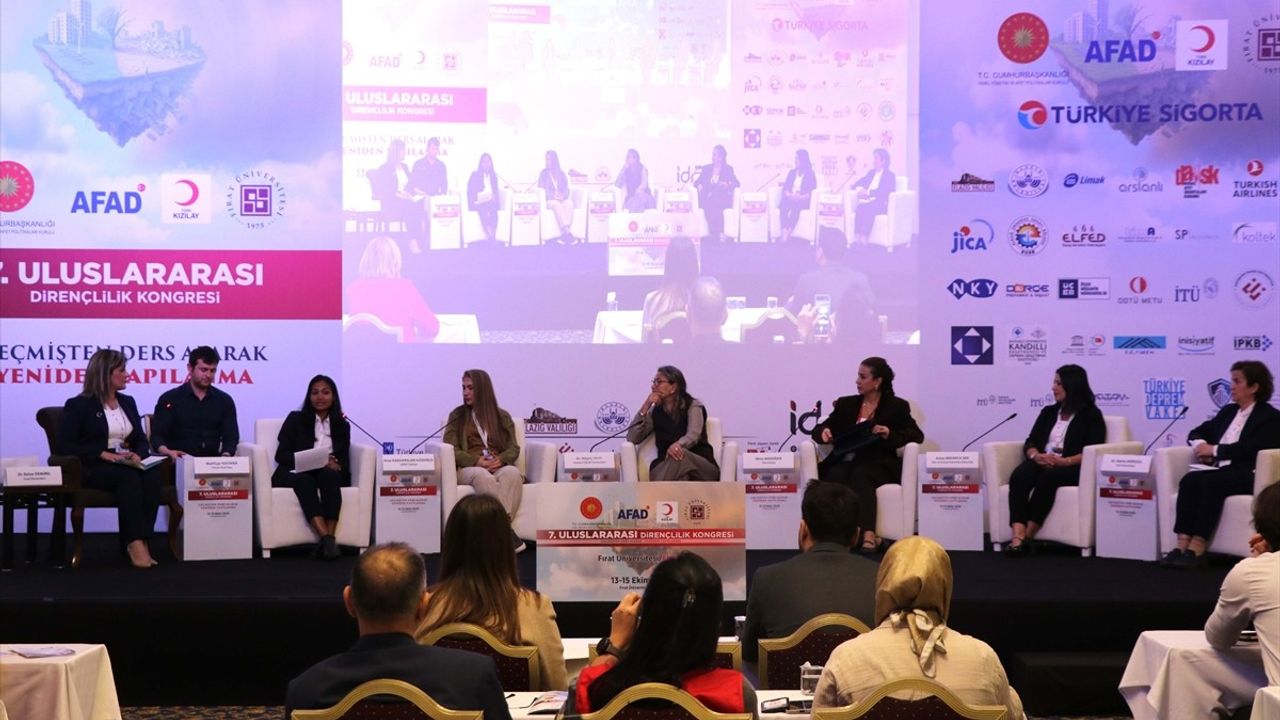 7. Uluslararası Afet ve Dirençlilik Kongresi Elazığ'da Tamamlandı