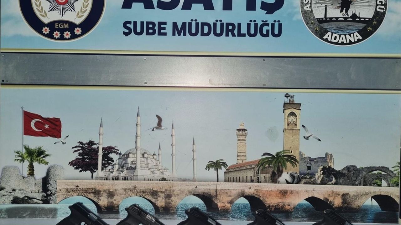 Adana'da Ruhsatsız Tabancalarla Yakalanan Şüpheli Tutuklandı