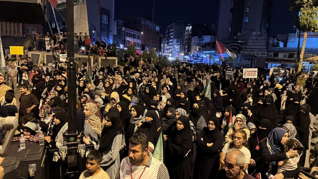Adana ve Hatay'da İsrail'in Küresel Sumud Filosu'na Saldırısına Tepki Gösterildi