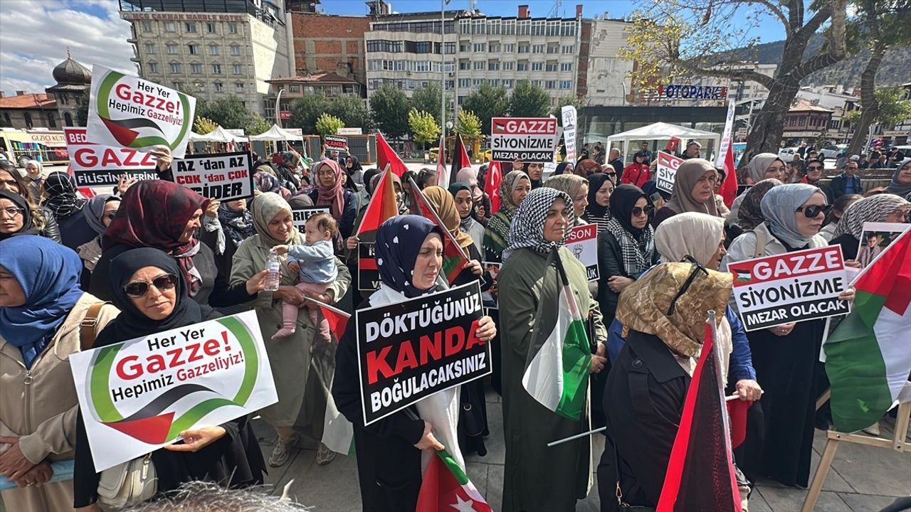 Afyonkarahisar'da Gazze'ye Destek İçin Basın Açıklaması