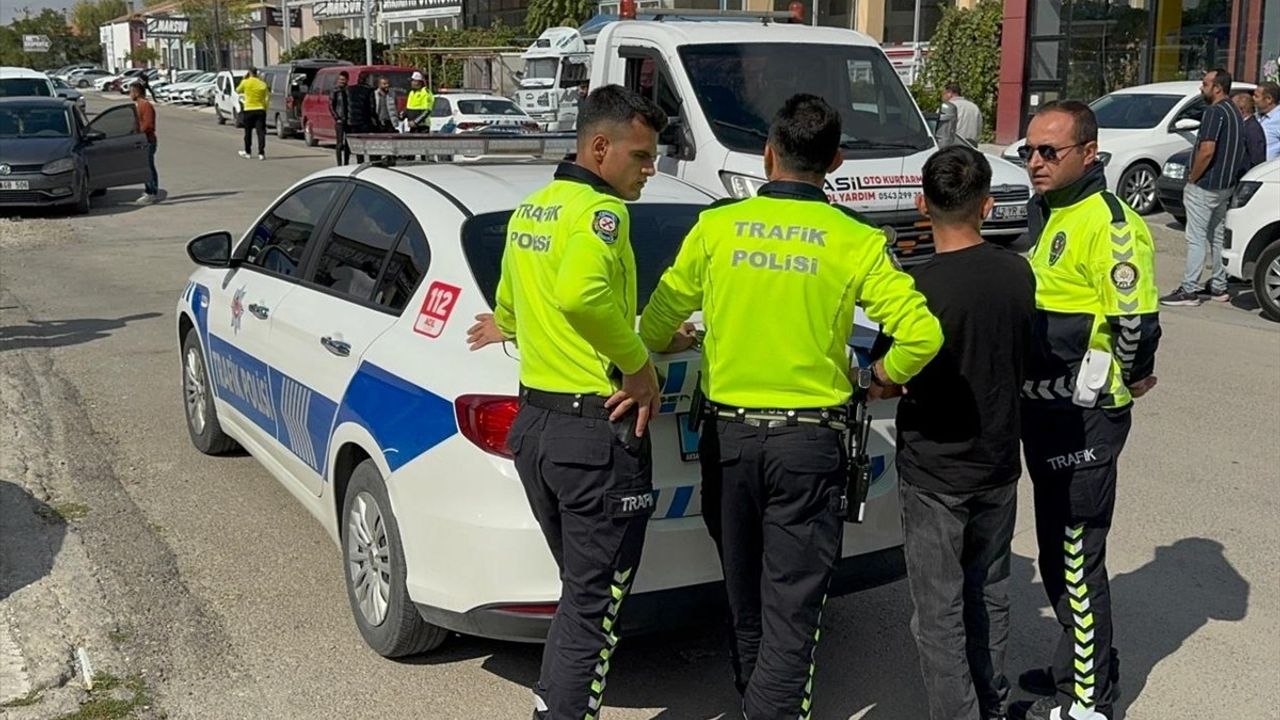 Aksaray'da Çocuk Sürücü Kovalamaca Sonrası Yakalandı