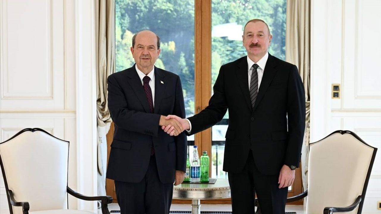 Aliyev ve Tatar, Gebele'de İkili Görüşme Gerçekleştirdi