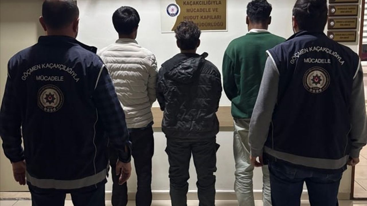 Amasya'da Düzensiz Göçmen Operasyonu