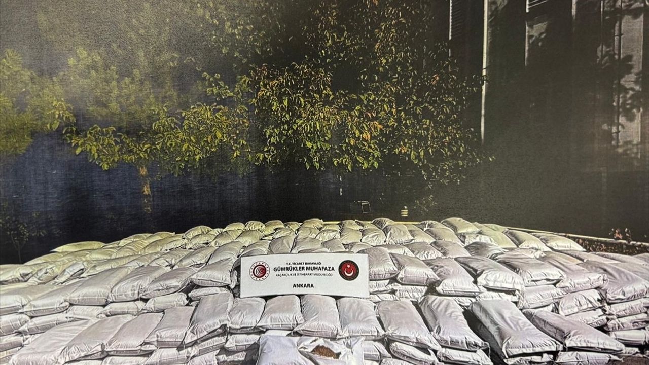 Ankara'da Büyük Kaçak Tütün Operasyonu