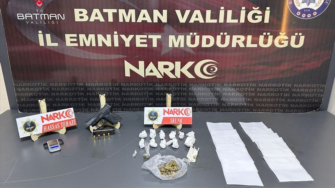 Batman'da Uyuşturucu Operasyonu: İki Tutuklama