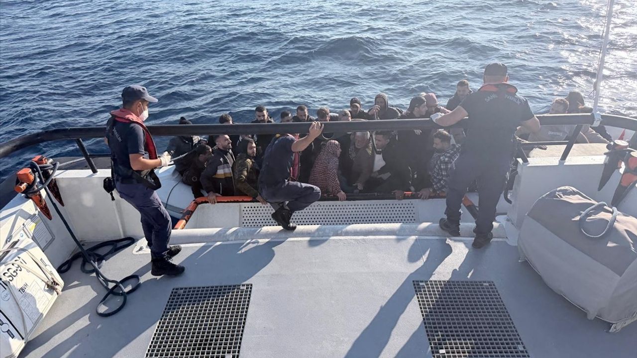 Bodrum Açıklarında Düzensiz Göçmen Operasyonu