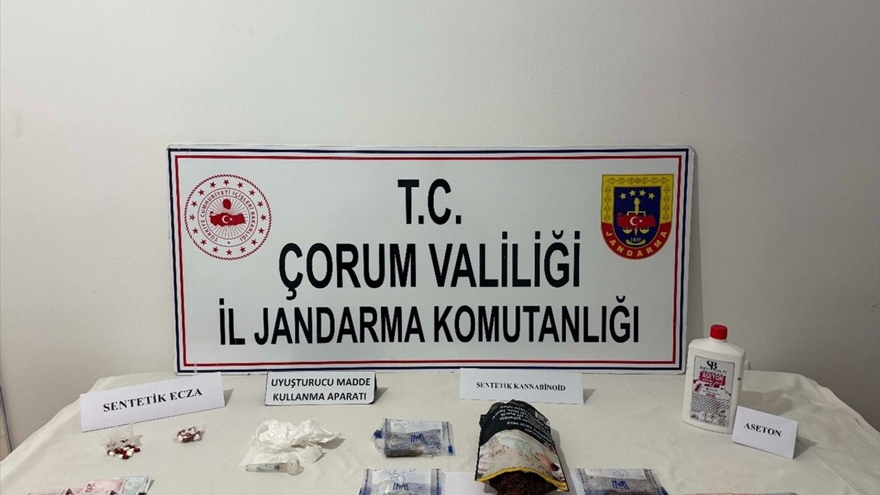 Çorum'da Uyuşturucu Operasyonu: 8 Gözaltı
