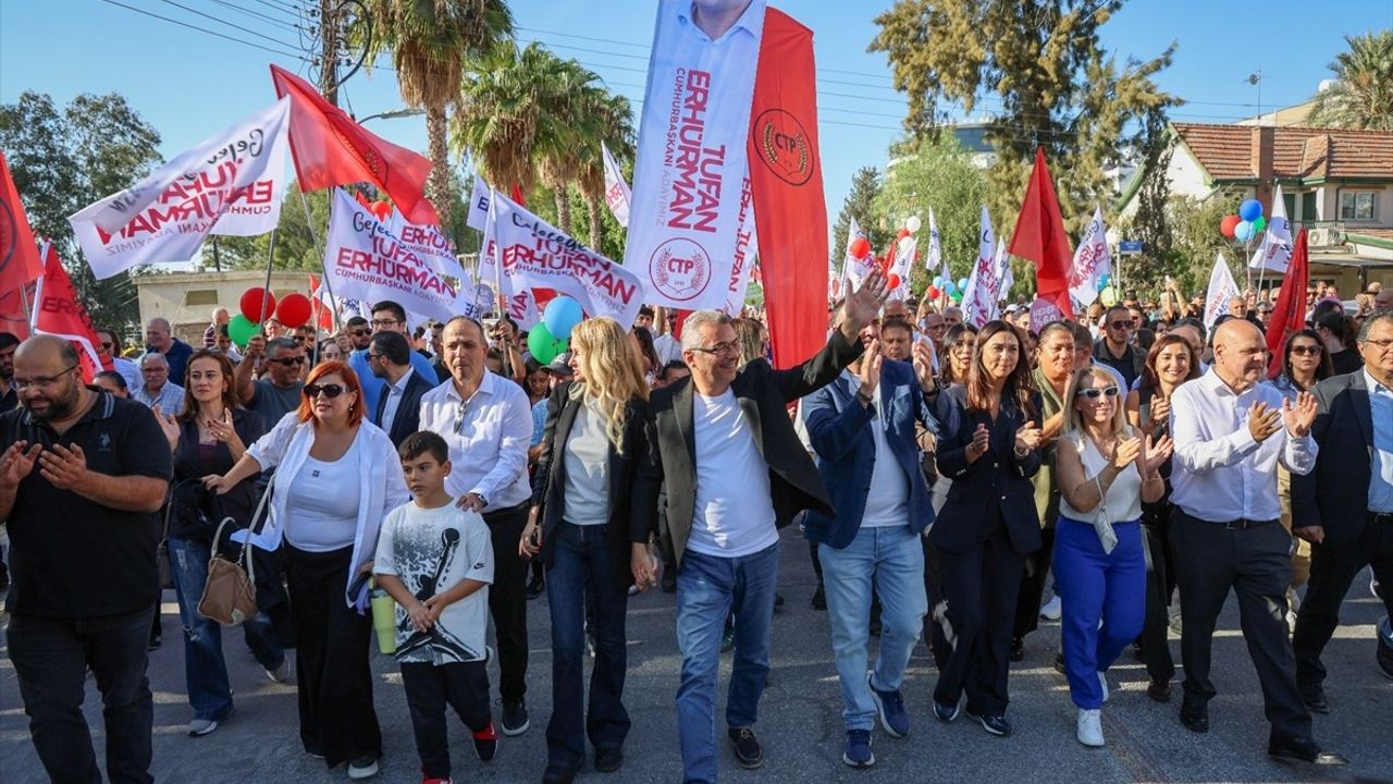 CTP Genel Başkanı Erhürman, Cumhurbaşkanlığı Kampanyasını Tamamladı