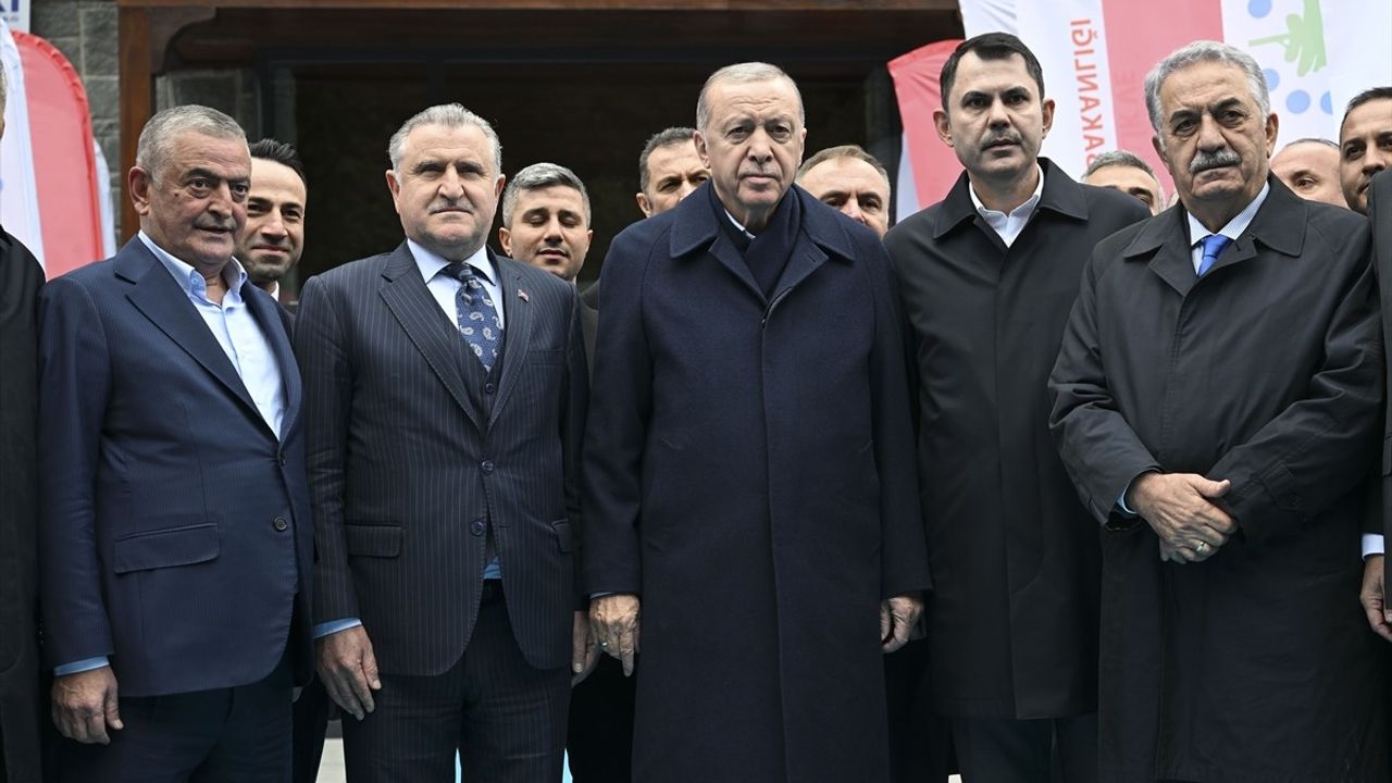 Cumhurbaşkanı Erdoğan Ayder Yaylası'nda Çalışmaları İnceledi