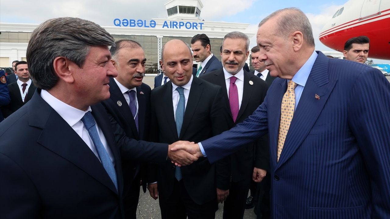 Cumhurbaşkanı Erdoğan Azerbaycan'da