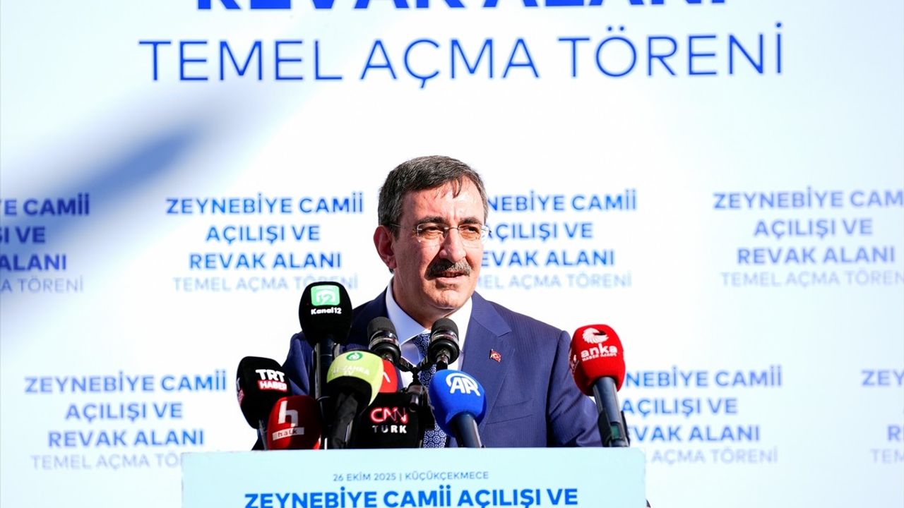 Cumhurbaşkanı Yardımcısı Yılmaz'dan Zeynebiye Camii Açılışında Önemli Vurgu