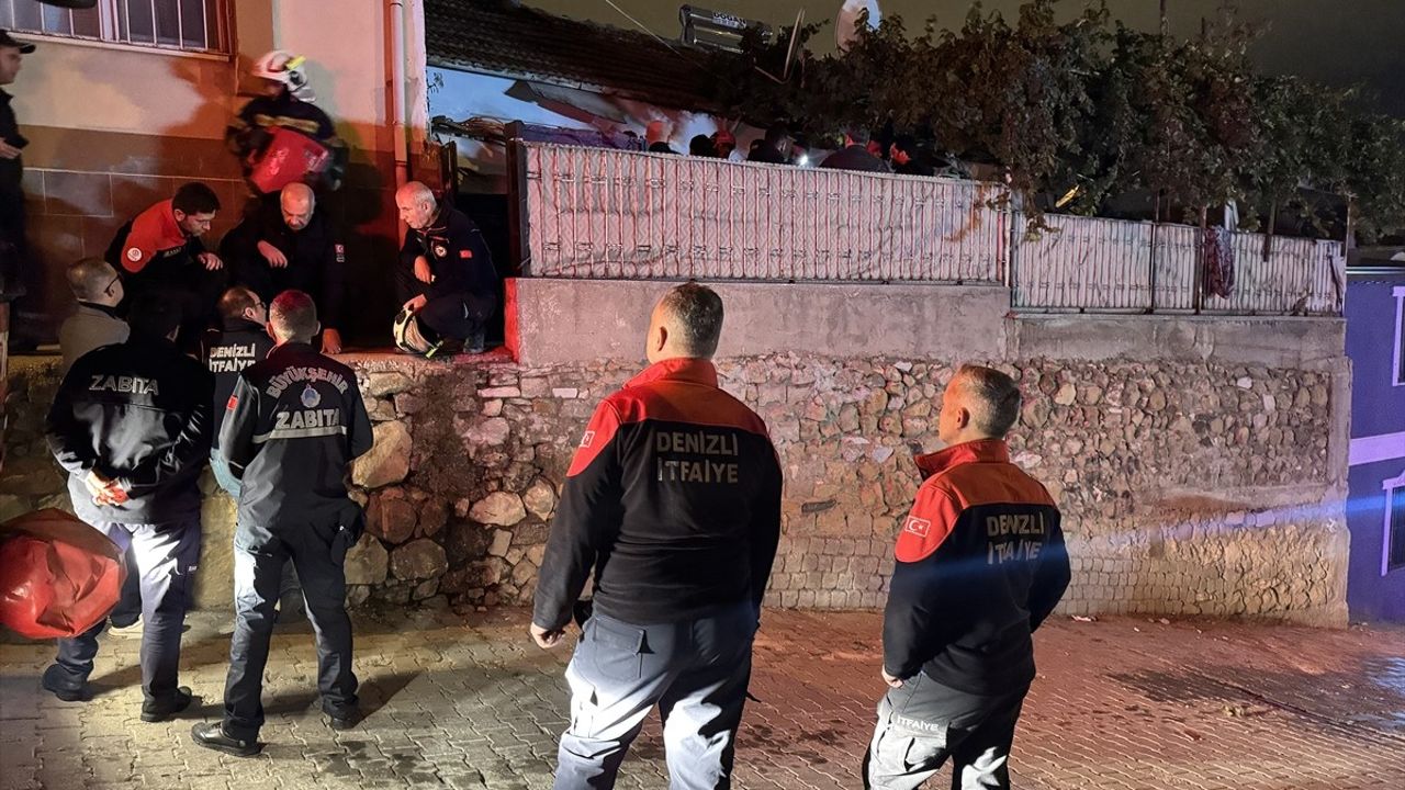 Denizli'de Düğün Hazırlığı Sırasında Tavan Çöktü: 6 Yaralı