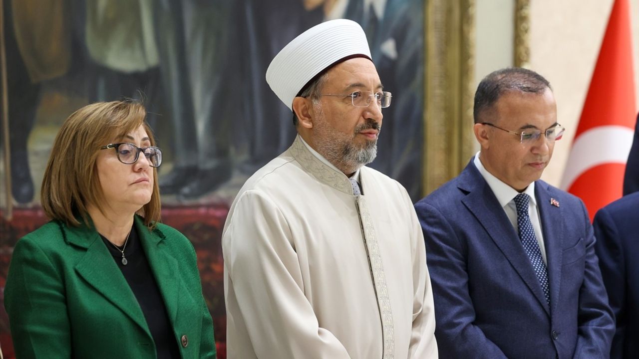 Diyanet İşleri Başkanı Arpaguş, Gaziantep'te Kur'an Eğitim Merkezi Protokol Törenine Katıldı