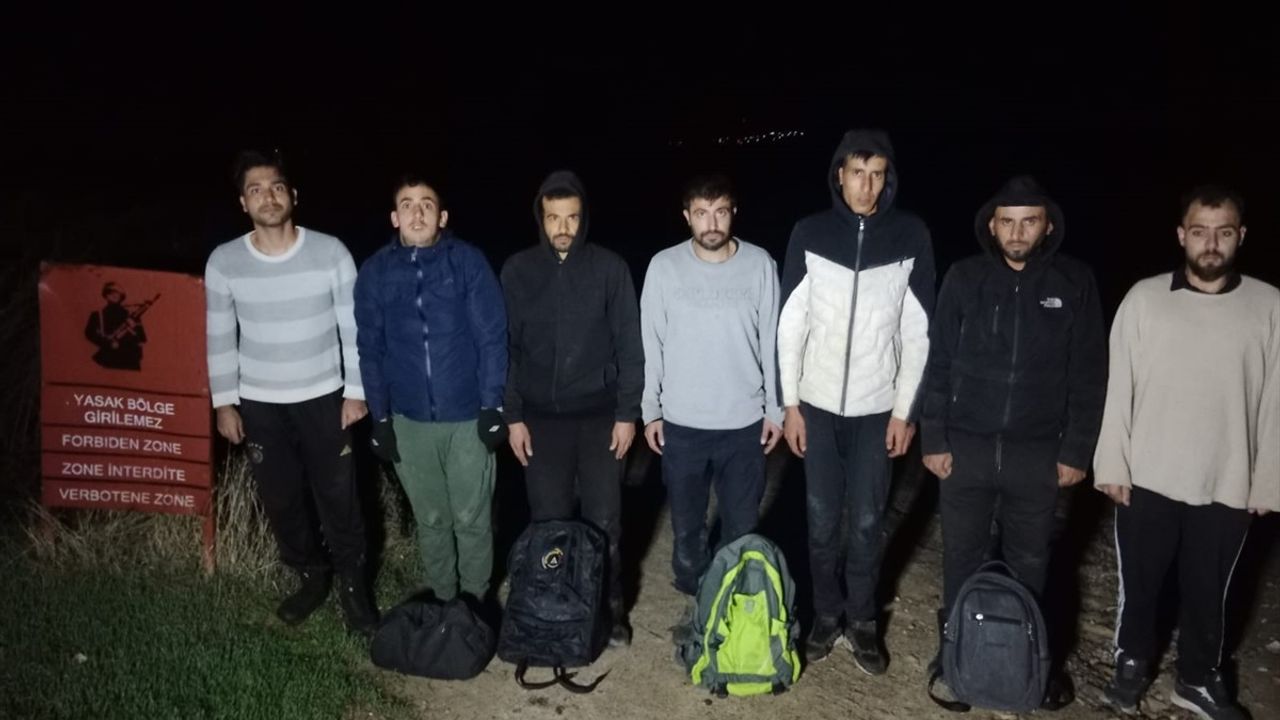 Edirne'de Düzensiz Göçmen Operasyonu