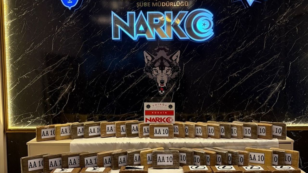 Edirne'de Tırda 68 Kilo Kokain Yakalandı