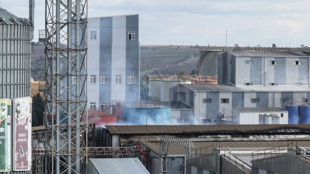 Edirne'deki Yağ Fabrikasında Patlama: Yangın Kontrol Altına Alındı