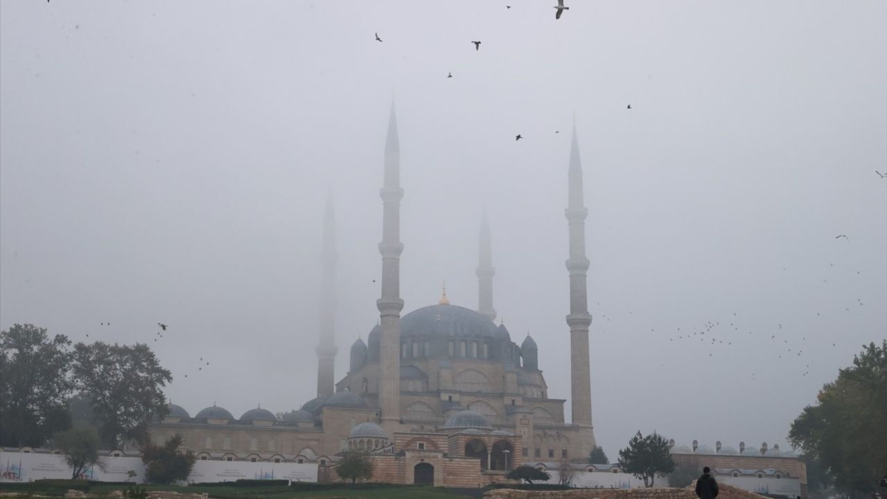 Edirne ve Tekirdağ'da Sis Etkisi