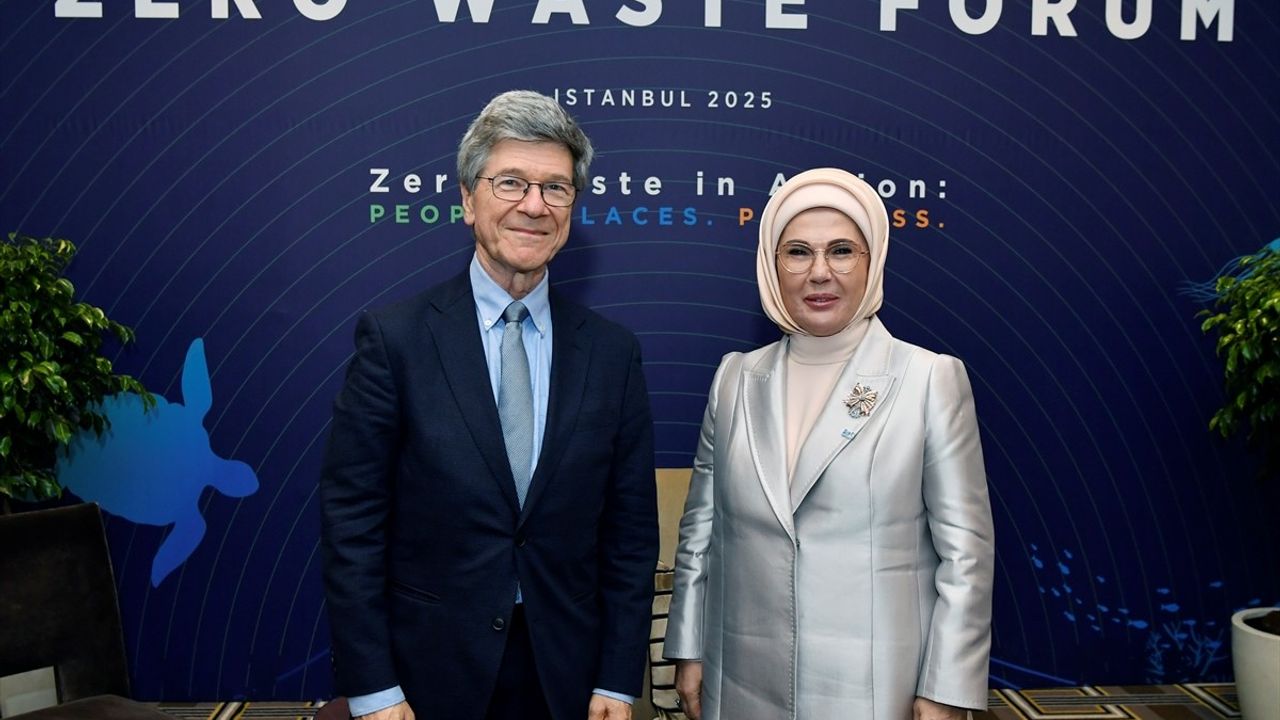 Emine Erdoğan ve Prof. Jeffrey Sachs'tan Gazze Barışı İçin İşbirliği
