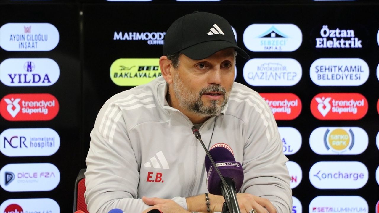 Erol Bulut: Gaziantep FK Maçında Hedeflerimize Ulaşamadık