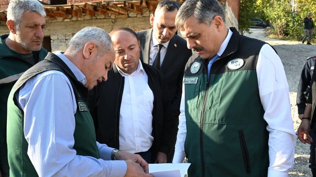 Erzurum Valisi Çiftçi, Tortum ve Uzundere'de İncelemelerde Bulundu