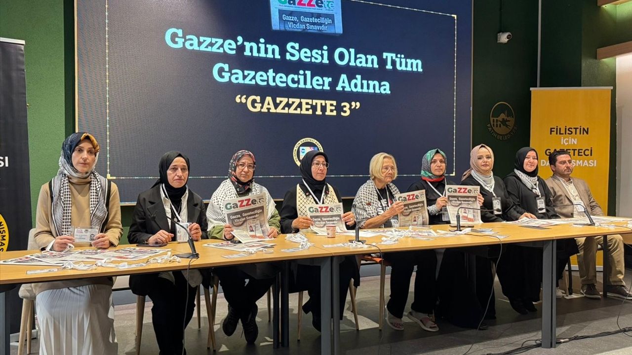 Filistin'deki Gazetecilerin Anısına Yayınlanan Gazetenin Üçüncü Sayısı Çıktı