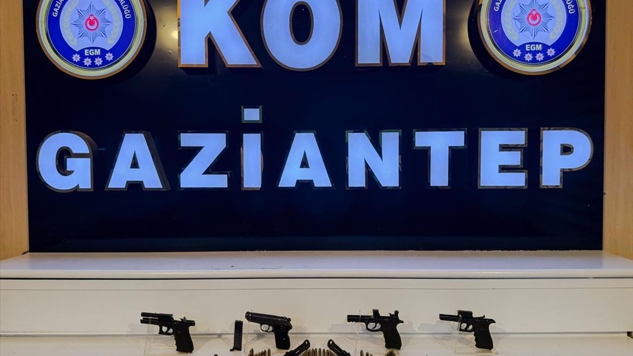 Gaziantep'te Silah Kaçakçılığı Operasyonu: 2 Gözaltı