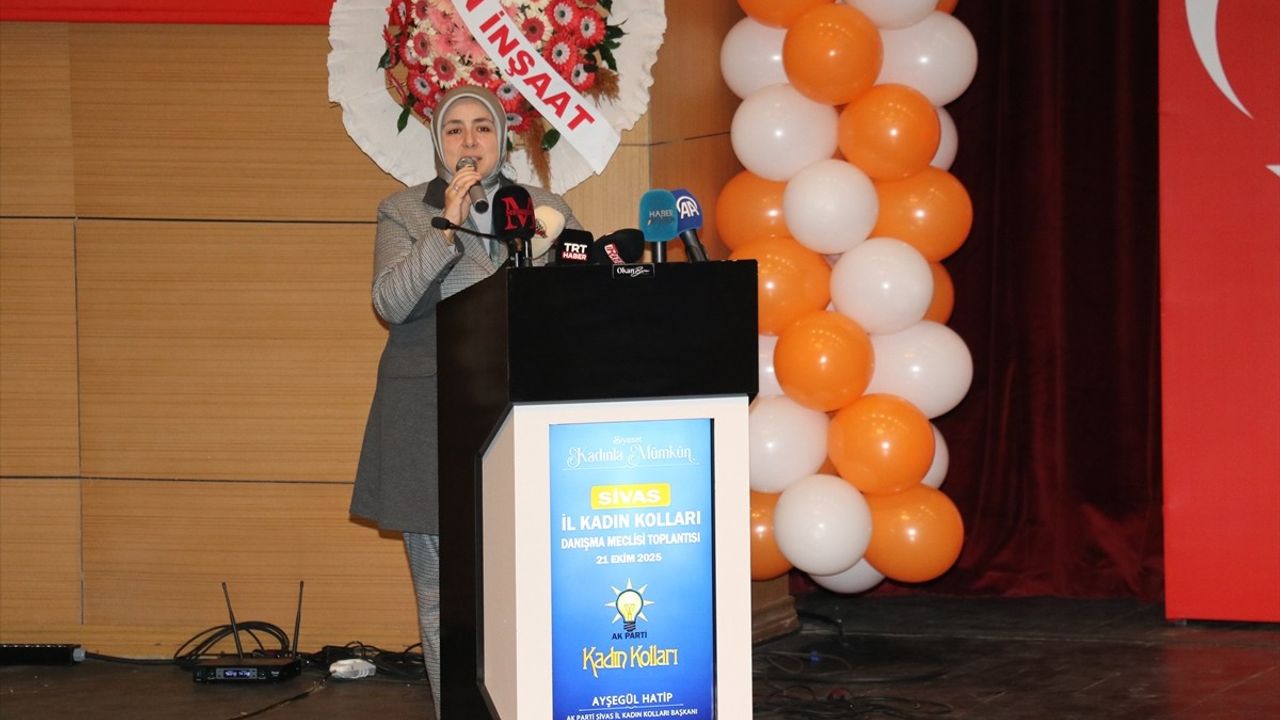 Gazzeli Kardeşlerimize Destek Vurgusu: AK Parti Kadın Kolları Başkanı Sivas'ta Konuştu