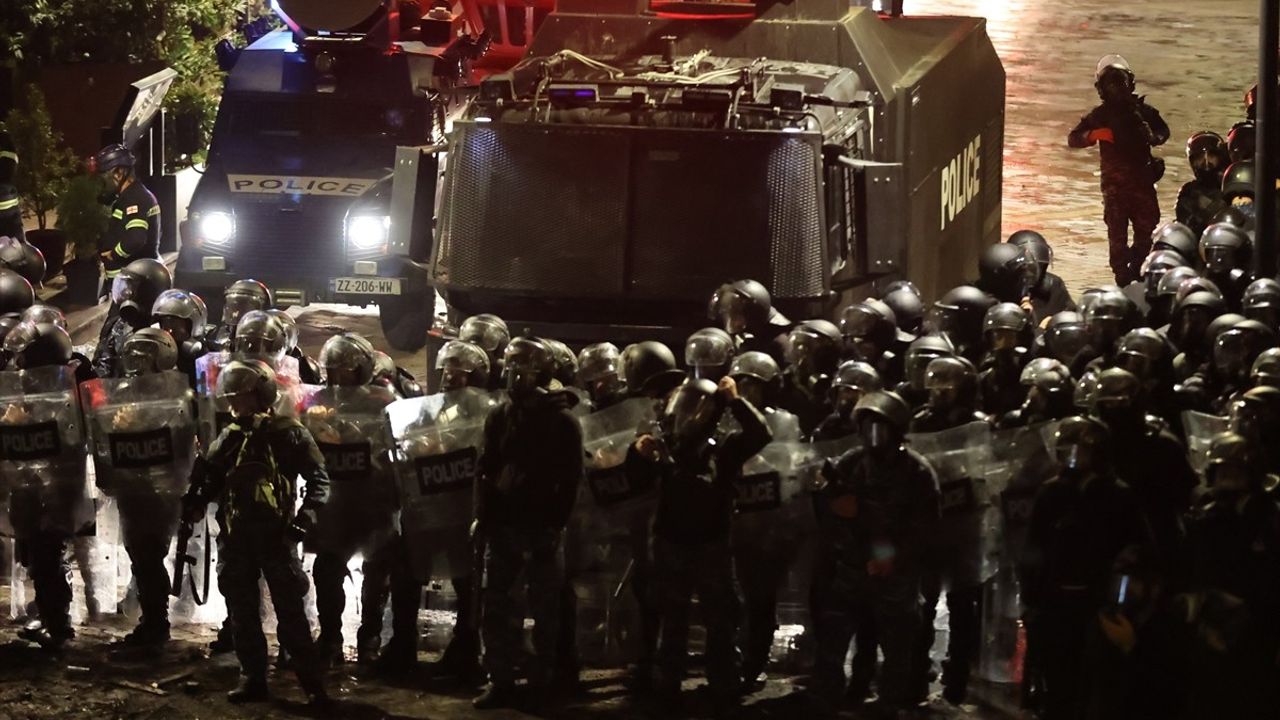 Gürcistan'daki Protestoların Ardından Yaralılar