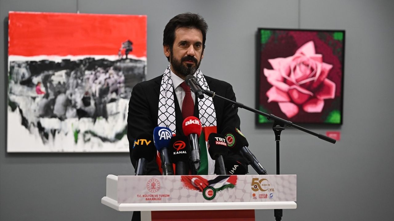 HAK-İŞ'ten Gazze İçin Anlamlı Sergi