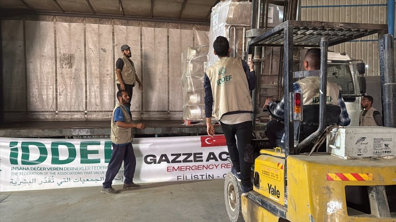 İDDEF, Gazze'deki Acil Yardım Faaliyetlerini Sürdürüyor