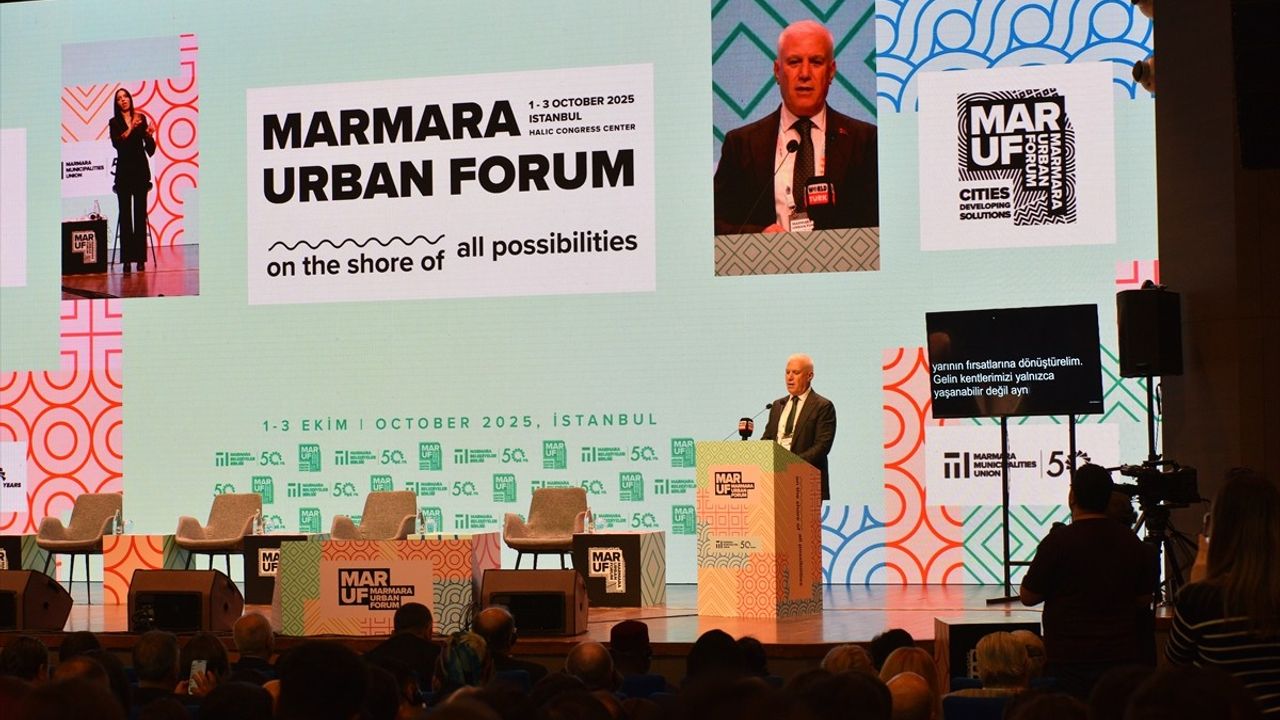 İstanbul'da 4. Marmara Uluslararası Kent Forumu Başladı