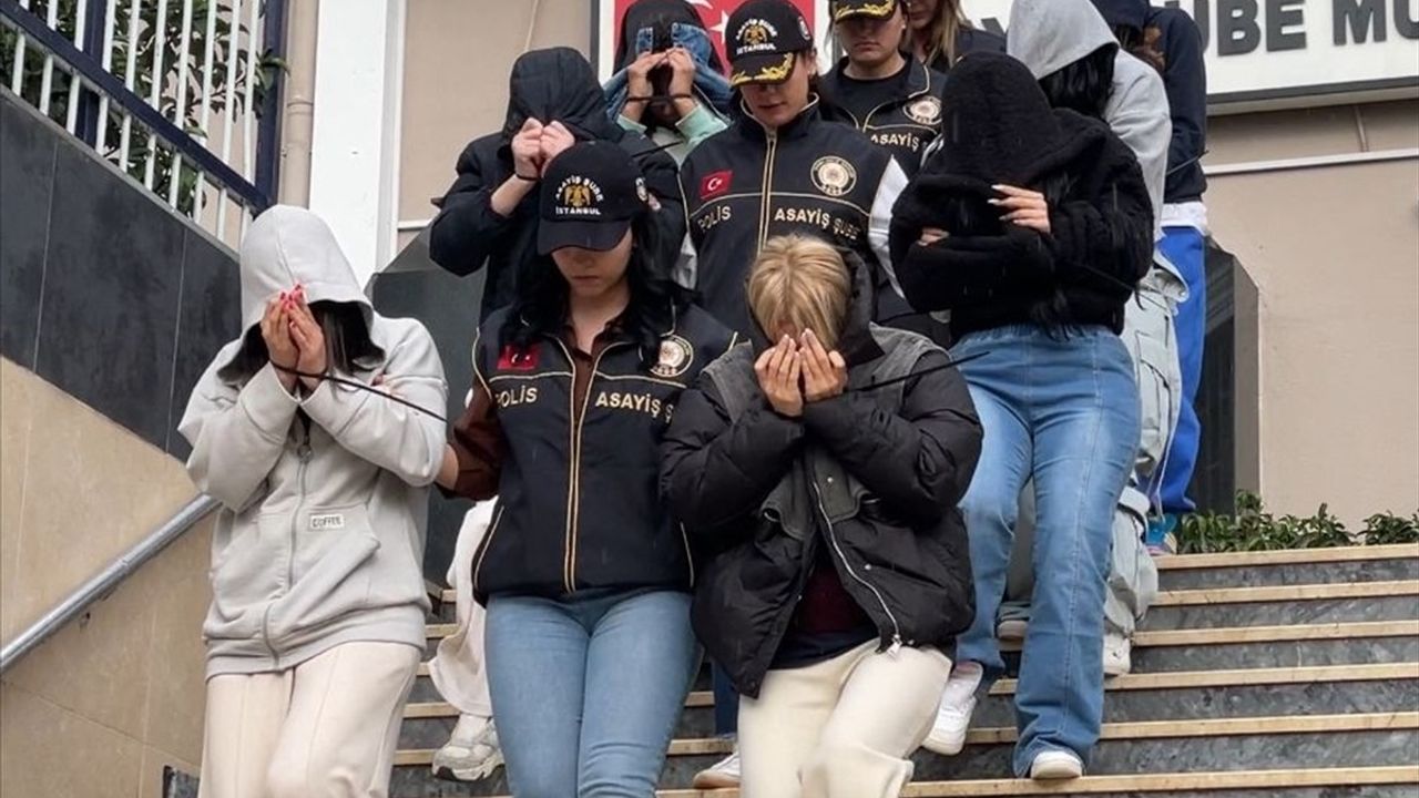 İstanbul'da Fuhuş Operasyonu: 20 Gözaltı, 16 Tutuklama
