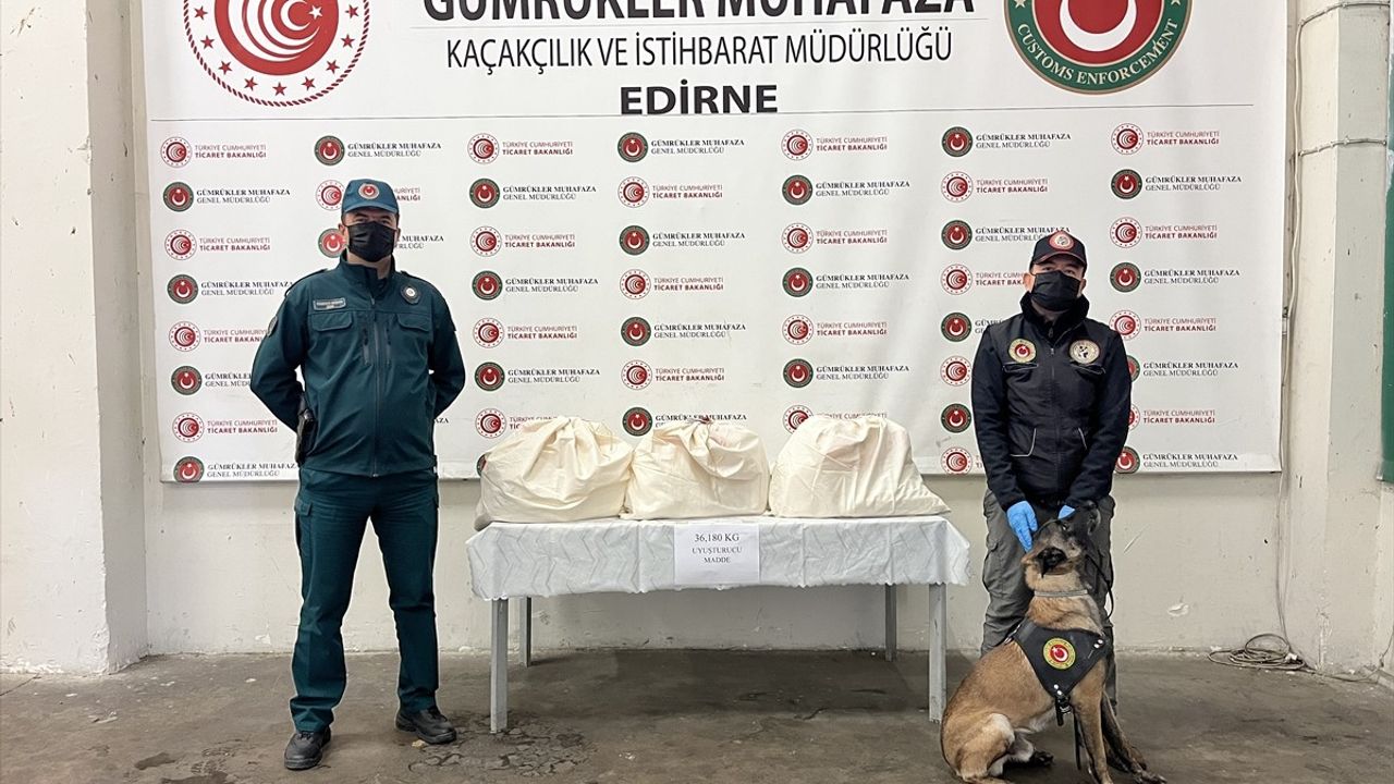 Kapıkule Sınır Kapısı'nda Büyük Kokain Operasyonu
