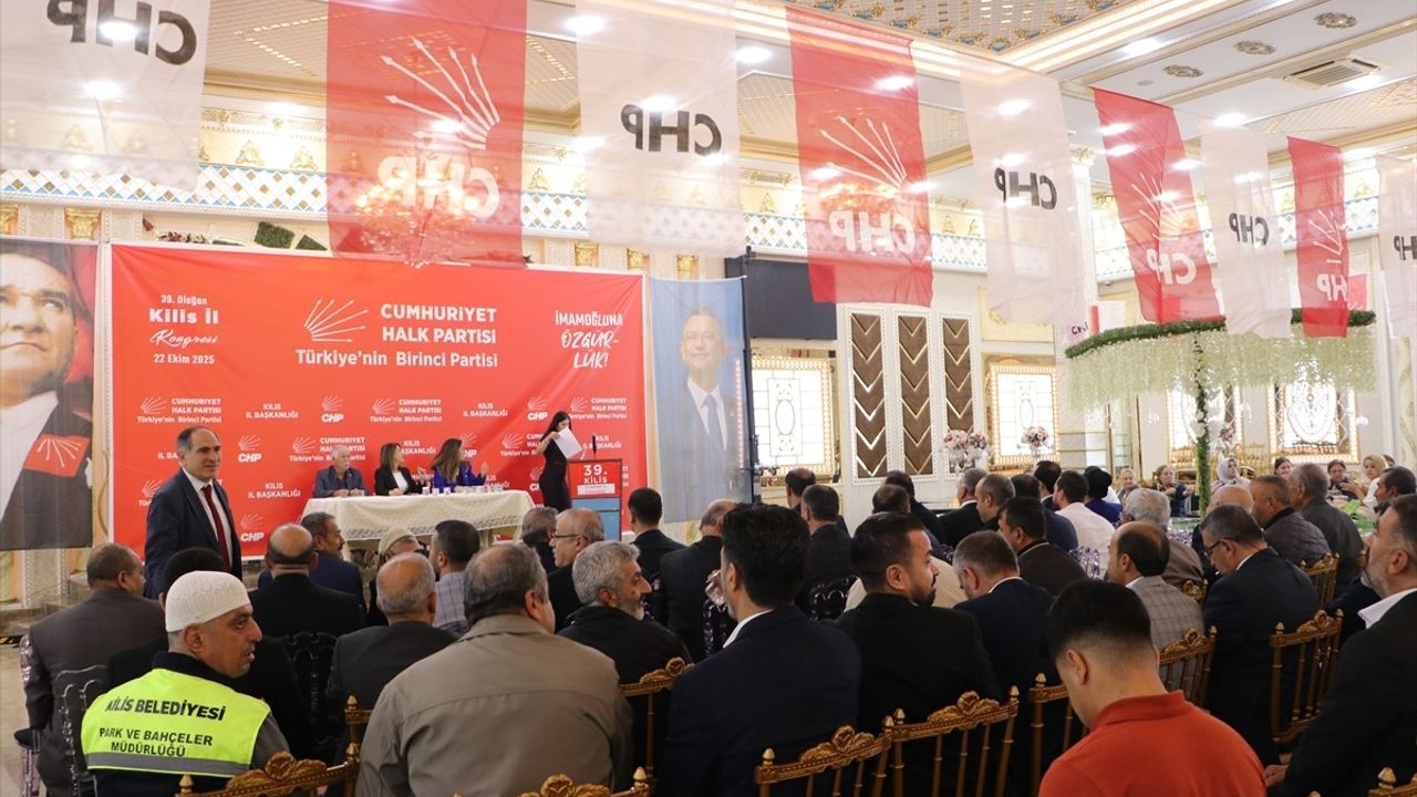 Kilis'te CHP'nin 39. Olağan İl Kongresi Gerçekleşti