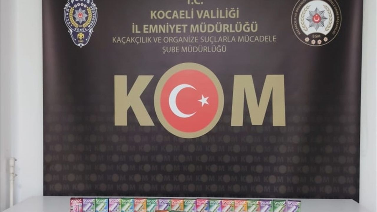 Kocaeli'de 2 Ton Kaçak Tütün Yakalandı