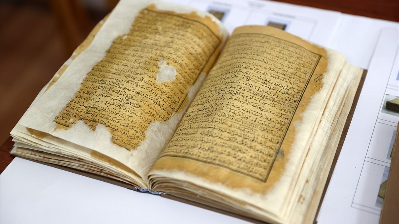 Konya'da Geleneksel Cilt ve Kağıt Restorasyonu Sergisi