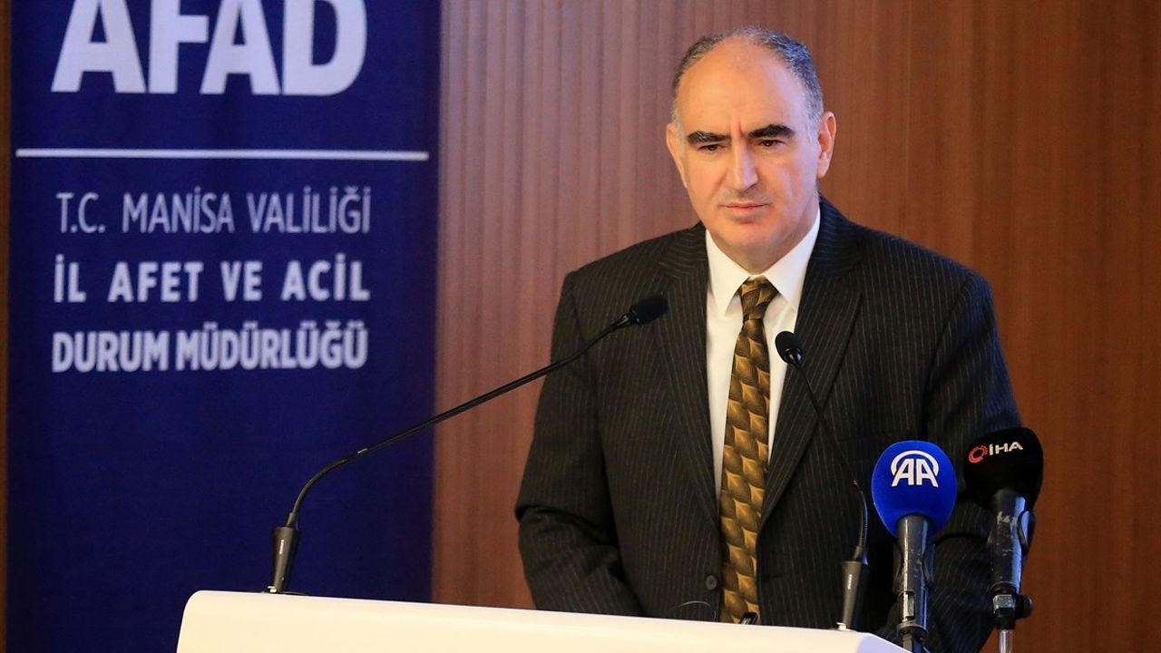 Manisa'da Afet Risk Azaltma Planı Üzerine Değerlendirme Toplantısı