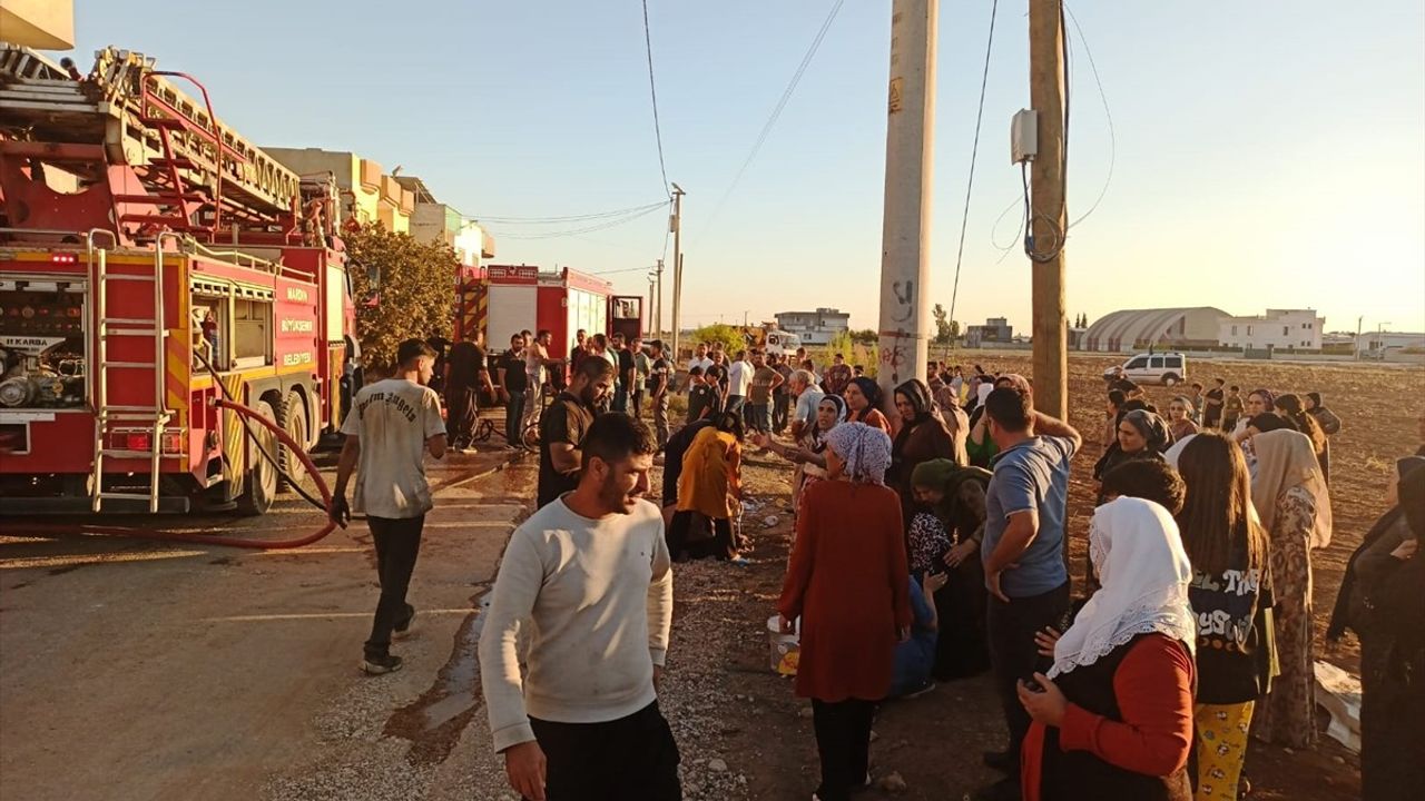 Mardin'de Yangın Faciası: 1 Çocuk Hayatını Kaybetti