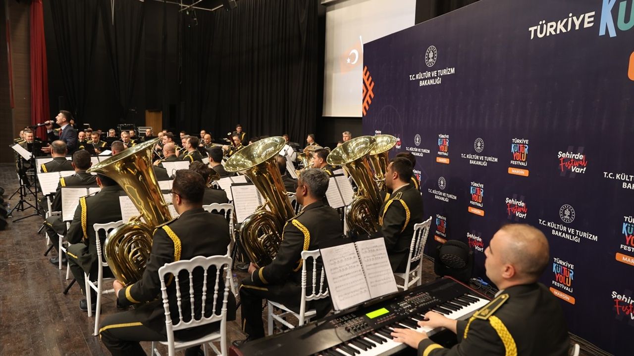 Mardin Kültür Yolu Festivali'nde MSB Armoni Mızıkası Konseri