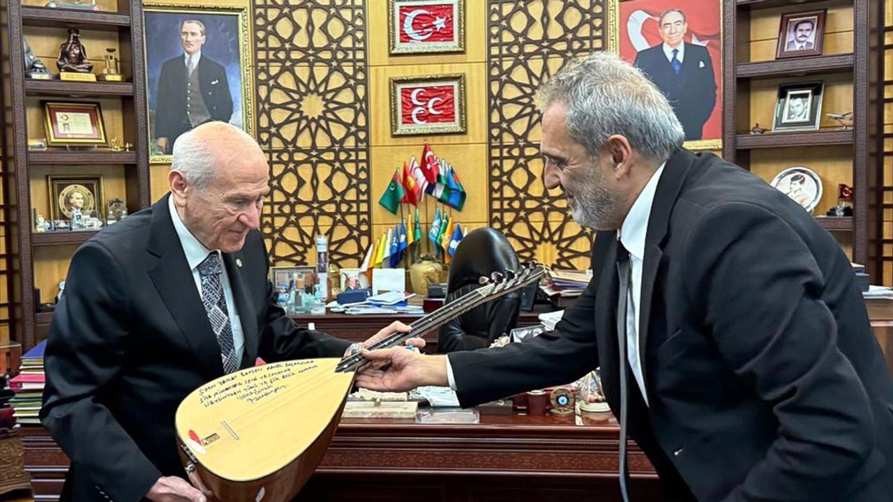 MHP Genel Başkanı Bahçeli, Yavuz Bingöl'ü Ağırladı