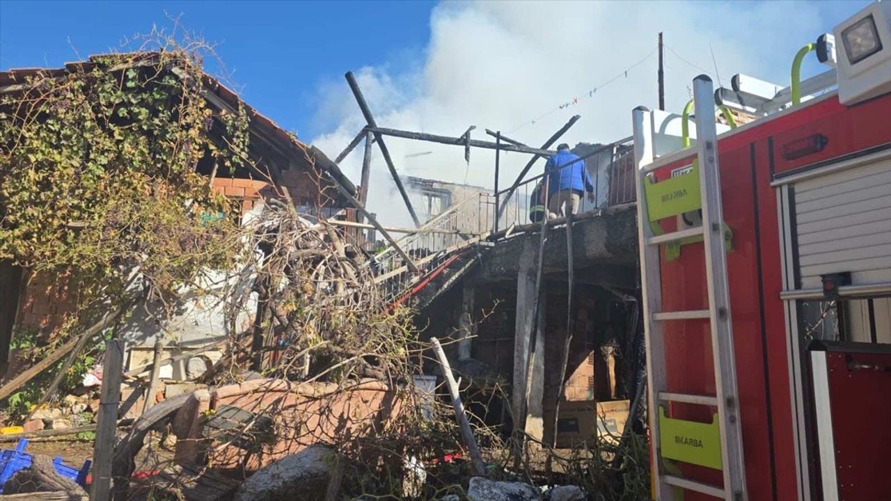 Muğla'da Müstakil Evde Yangın