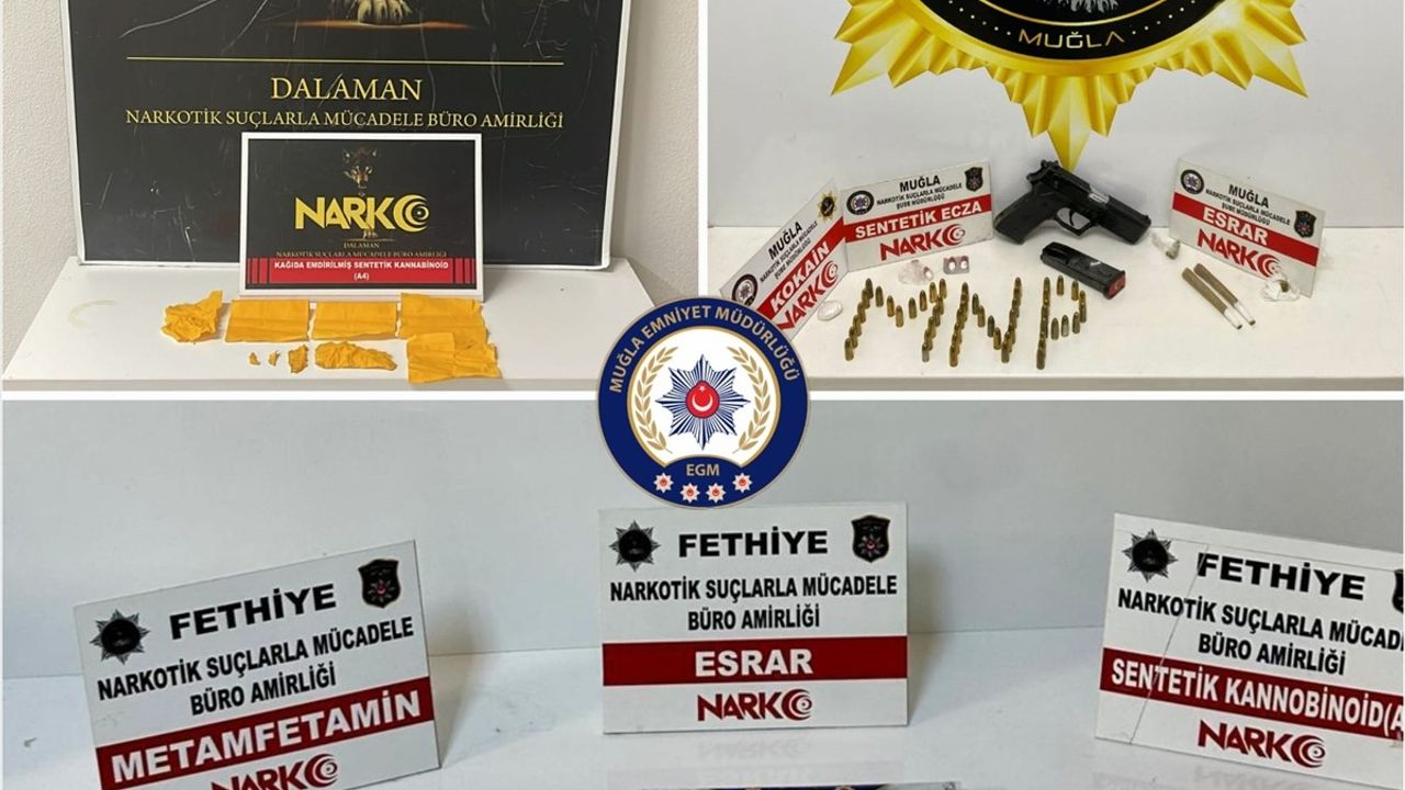 Muğla'da Uyuşturucu Operasyonu: 12 Zanlı Tutuklandı