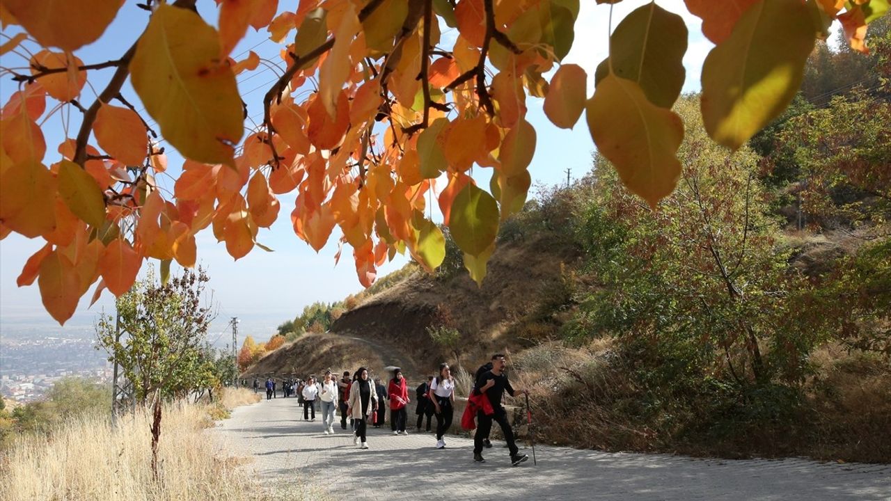 Muş'ta Doğa Yürüyüşü: Gençler Sonbahar Renklerinde Buluştu
