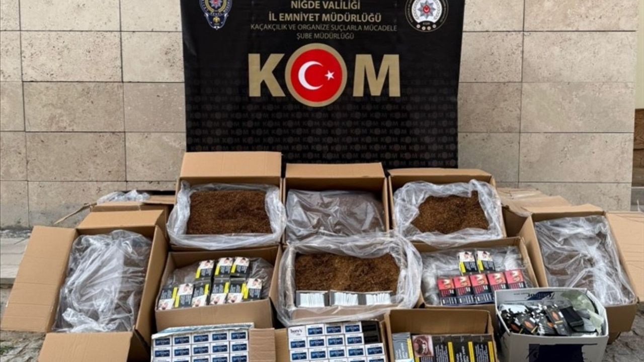 Niğde'de Kaçakçılık Operasyonu: 3 Gözaltı