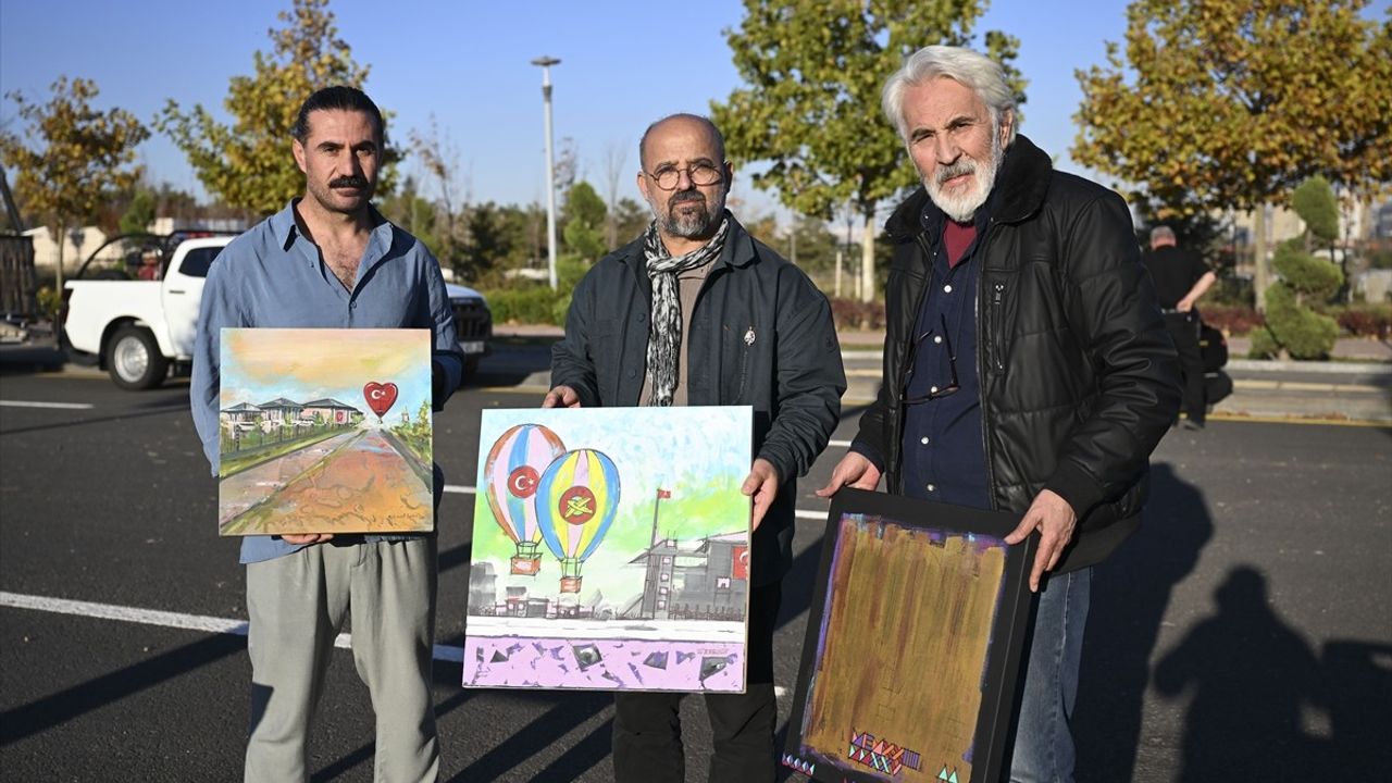 Ressamlar 29 Ekim Etkinliğini Tuvallere Taşıdı