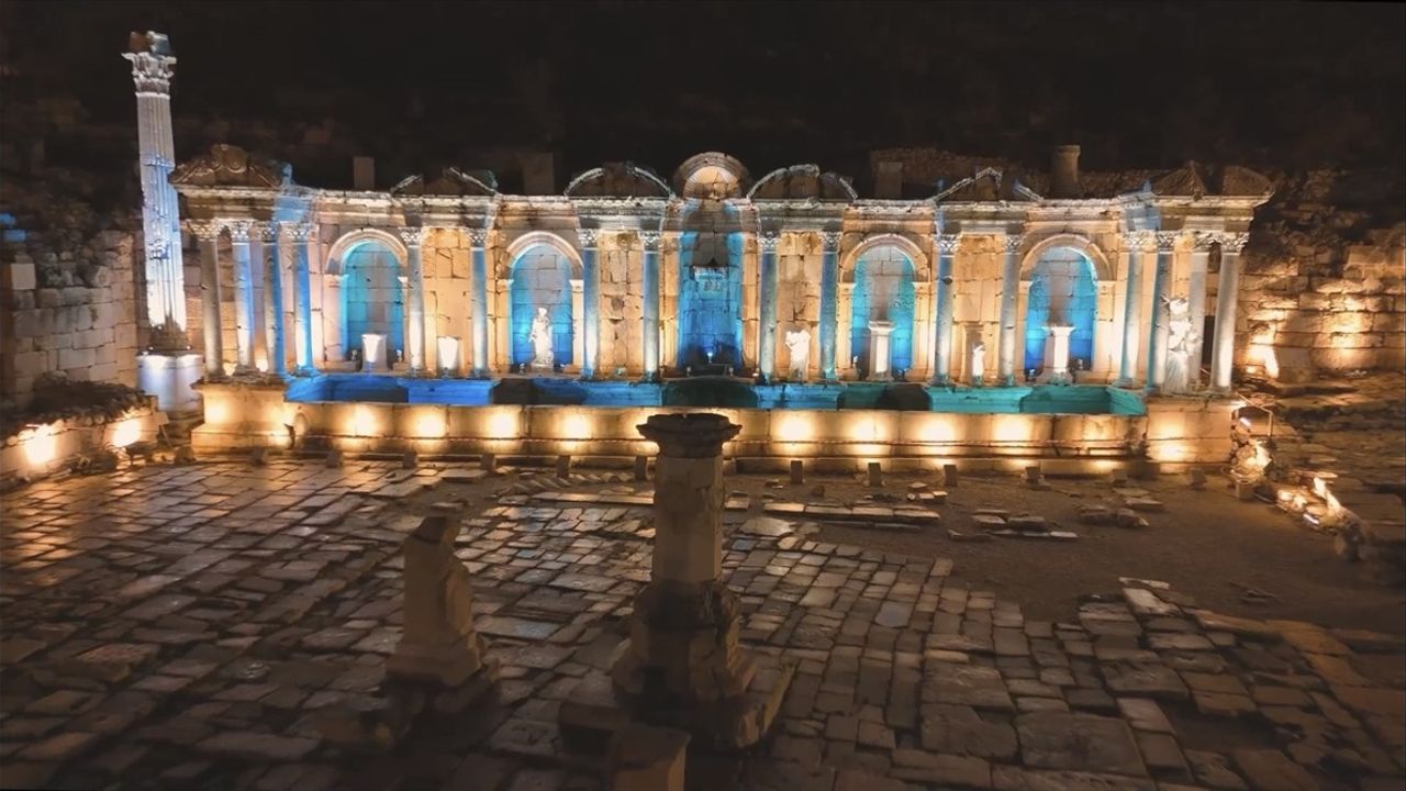 Sagalassos Antik Kenti'nde Gece Müze Deneyimi