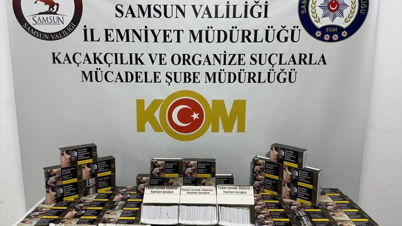 Samsun'da Kaçakçılık Operasyonu: 2 Zanlı Yakalandı