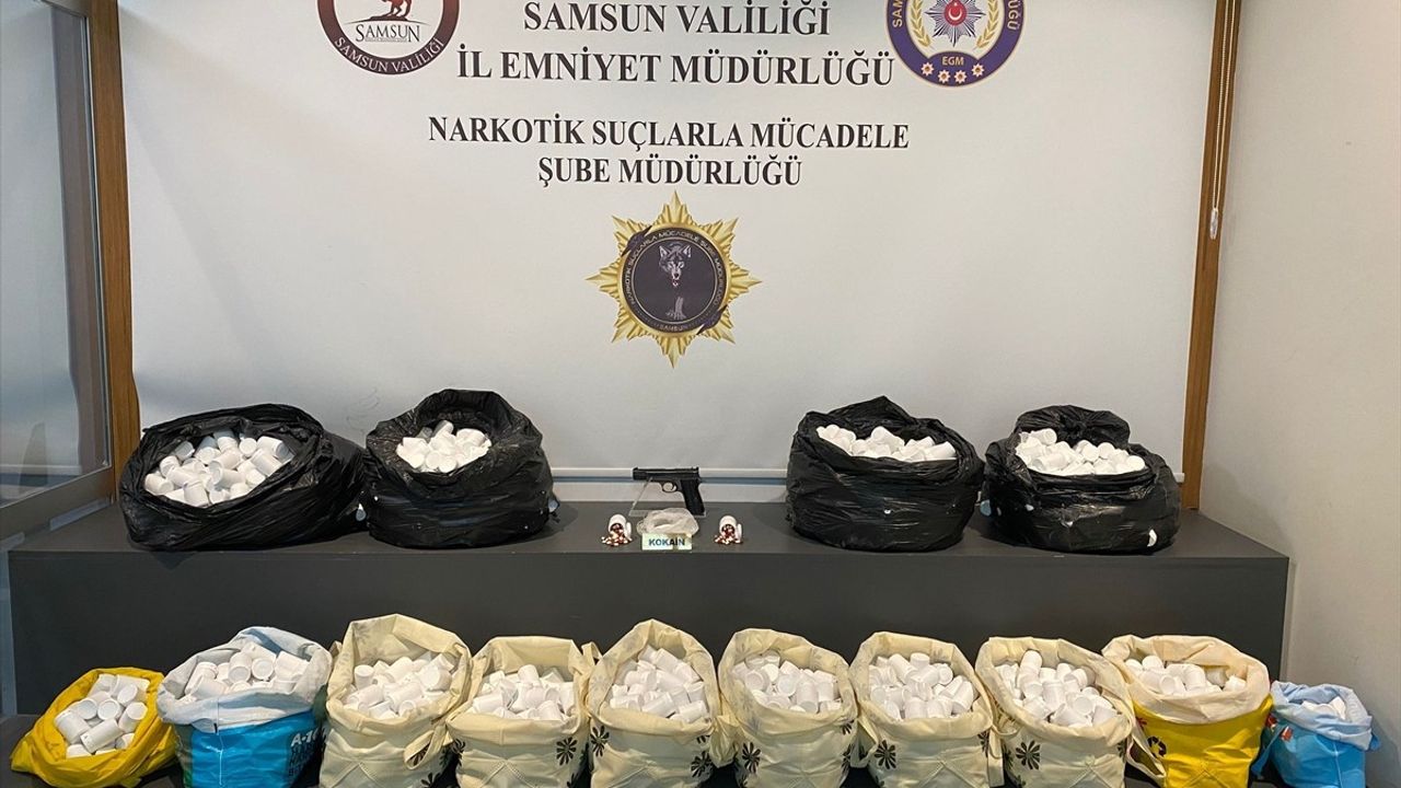 Samsun'da Uyuşturucu Hap Operasyonu: 105 Bin Üzerinde Ele Geçirildi